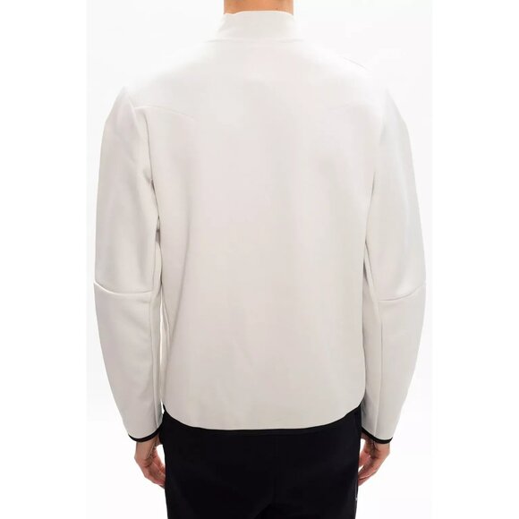 Nike Sportswear Tech Fleece Bomber Jacket Large White Mens Full-Zip CZ1797-072 - Picture 5 of 7